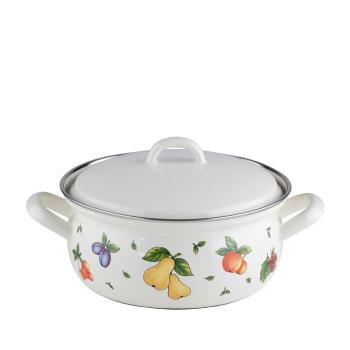Riess Kasserolle mit Deckel, Country Fruit Garden
